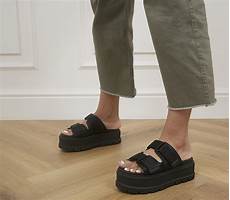 Black Ugg Slides
