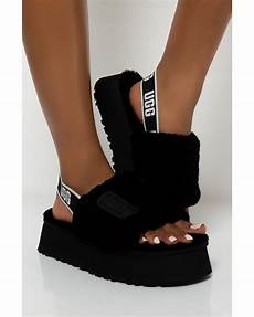 Black Ugg Slides